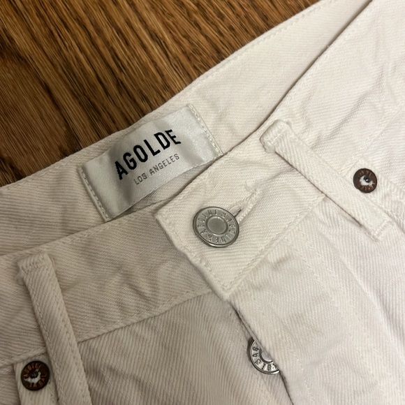 Ecru AGOLDE jeans - Picture 2 of 7
